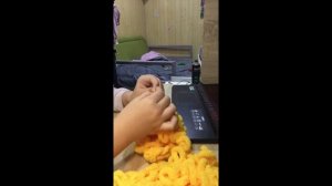 DIY балаклава для собак из Alize Puffy(  туториал на балаклаву для собак)