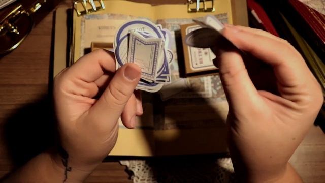 Vintage Journal/Decorating Scrapbooking ideas/Journaling(ASMR)no talking смотреть онлайн