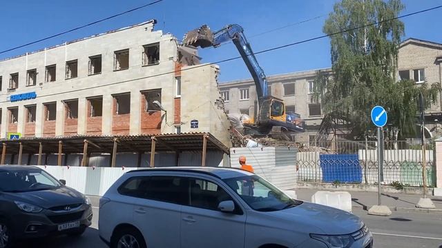 Снос здания. Севкабель порт