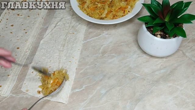 Пирожки из лаваша на скорую руку на сковороде