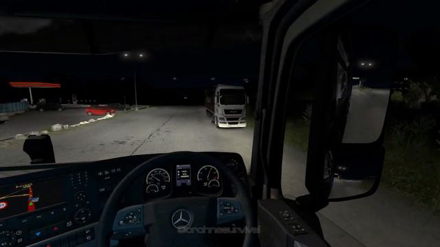 Mercedes Benz Actros Turkey to Bulgaria Straight Pipe смотреть онлайн