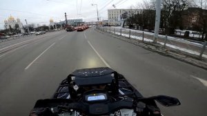 Вечерние покатушки по городу на квадроцикле. Унижаем всех со светофора. Калининград.