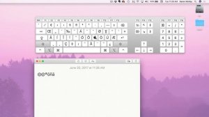 Keyboard and Emoji Viewer - Mac OS