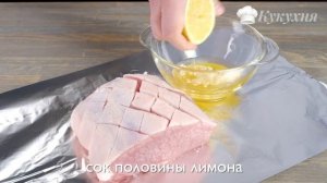 Вкуснейший антрекот из свинины запеченный с горчицей и медом! Муж в восторге!