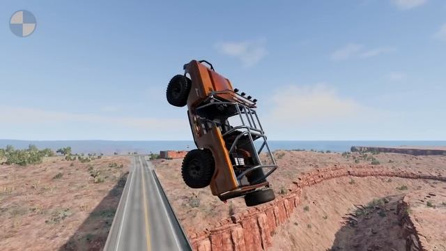 Автомобили против катапульты? BeamNG.Drive смотреть онлайн