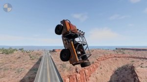 Автомобили против катапульты? BeamNG.Drive