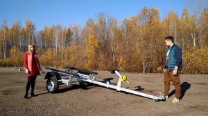 Видеообзор прицепа Экспедиция Речник 113100