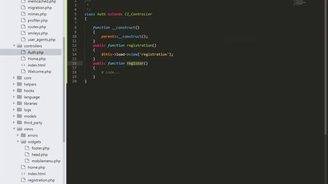 industry base project PHP framework CodeIgniter project Urdu and Hindi Add name HTML Form part 12