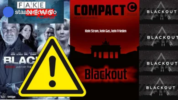 Warnung Fakenews Blackout!