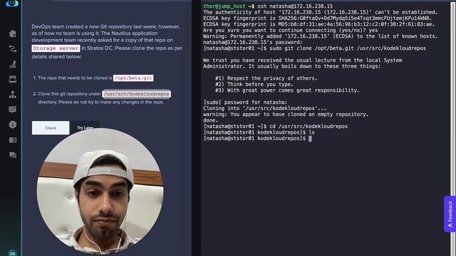 #002 Git Clone Repositories in Linux | KodeKloud Engineer смотреть онлайн