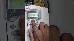 abb vfd frequency setting