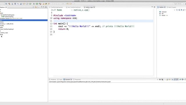 Java Native Interface (JNI) in depth -- Part 8: Overloading Native Methods смотреть онлайн