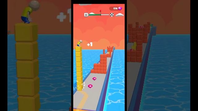 cube rider 3d ios android games #shorts #gameplay