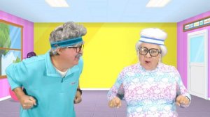 Workout With GRANDMA and GRANDPA! | Skip Counting Forward and Back Song for Kids | Jack Hartmann