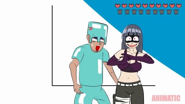 Enderman's hug 2 | a minecraft anime ver | Naruto new jutsu Minecraft | Hinata PSYCHO смотреть онлайн