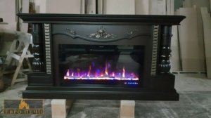 Электрокамин Glenrich Консул с очагом Crystal - видеообзор