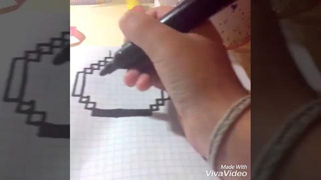 Как нарисовать лединец по клеточкам 1 урок смотреть онлайн