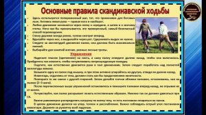 Презентация "Скандинавская ходьба"