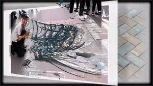 Рисунки 3D на асфальте и стенах