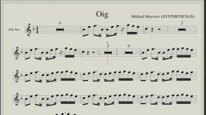 Oig - Electro Version (Backing Track for Sax Alto and Sax Tenor)