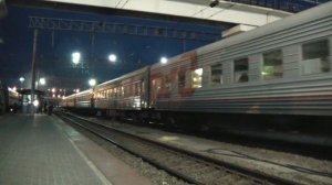 Прибытие ЭП1М-529 с поездом №121 Владикавказ — Санкт-Петербург