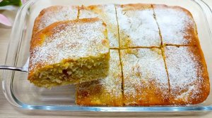 Яблочный пирог с Корицей! Легкий Рецепт! Просто и очень вкусно!