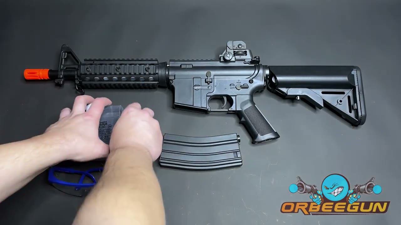 Автомат CYMA M4 CQB для игры в гидробол: пошаговая сборка и тестовая стрельба
