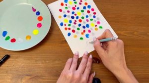 Простая ОТКРЫТКА для папы на 23 февраля. Рисуем пальчиками.