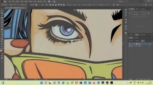 How to trace realistic eyes of a cartoon