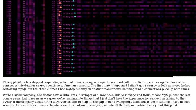 Databases: MySQL Performance Problems