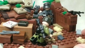 LEGO WW2 ДИОРАМА НОЧНАЯ ДИВЕРСИЯ. Лего самоделка