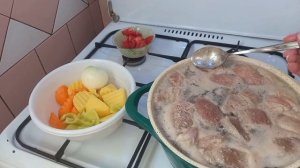 Шурпа из баранины и гороха нут???????