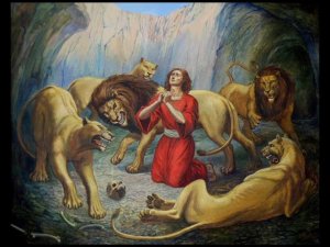 Библейские истории для детей - Даниил во рву львином