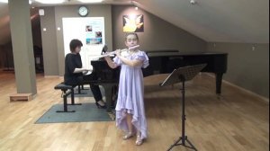 Ф.Гобер Сицилиана/ Василиса Мельникова/флейта,9 лет