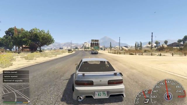 GTA 5 Nissan Silvia S13 Spirit Rei гта 5 авто машина car авто car gta5 гта5