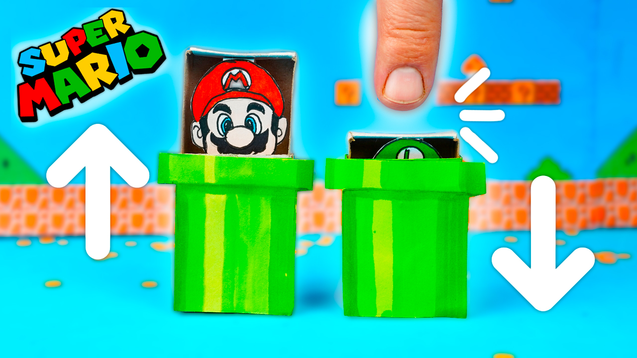 Как сделать Игру Супер Марио Поделка из бумаги своими руками