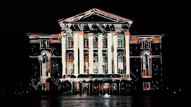 EFEST 2021 - Видеомаппинг на здании оперного театра - Пермь.