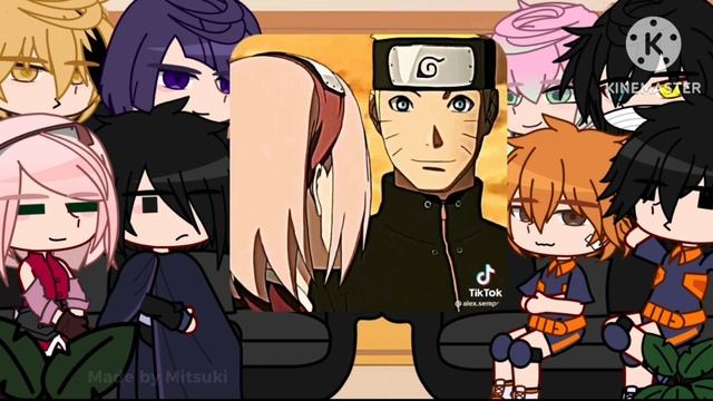 | My Favorite Ships react to each other | 1/4 | SasuSaku | Mitsuki смотреть онлайн