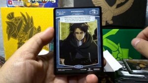 Abriendo sobres de Attack on Titan TCG (MetaX) 2