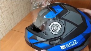 Обзор! Как снять и заменить визор в шлеме трансформере SCORPION SCO-162 без инстурментов