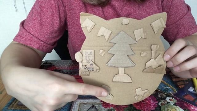 Мастер-класс. Панно из картона смотреть онлайн