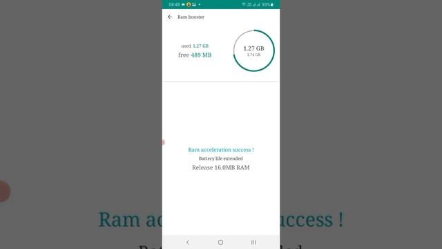 Clear Cache, Ram & Clean junk - V1.9 смотреть онлайн