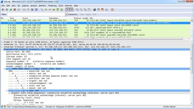 Wireshark Tutorial for Beginners - 8 - TCP 3 Way Handshake смотреть онлайн