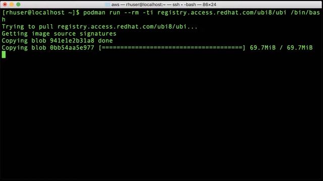 Red Hat Universal Base Image (UBI) container walk-through смотреть онлайн
