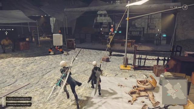 Nier: Automata #8 - Hack khó đến mức ức chế. Gian nan quá thể !!! смотреть онлайн