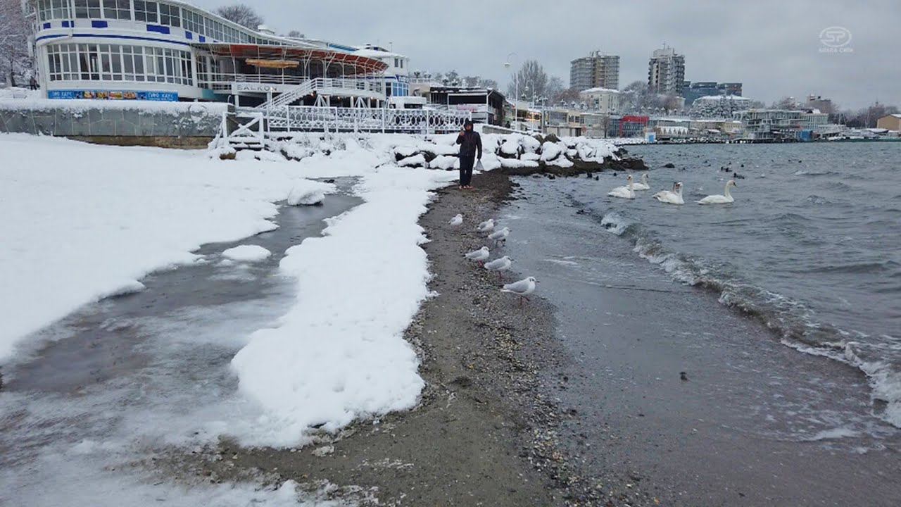 анапа зимой море