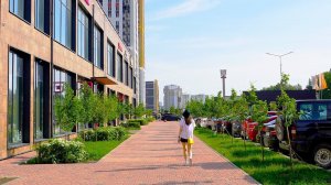 Walking in Ekaterinburg. Эльмаш. Окрестности у ТРЦ Veer Mall |4K| (June 12, 2024)