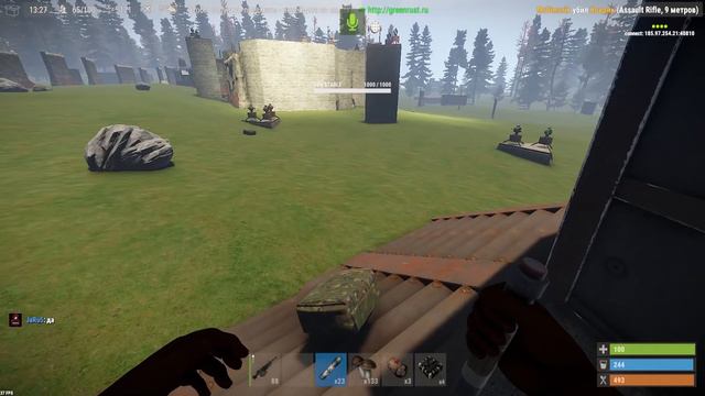 RUST - ПОДОРВАЛ БАНК СЕРВЕРА И ВСКРЫЛ ХРАНИЛИЩЕ , ДОФИГА ЛУТА , РЕЙД ШКОЛЬНИКАМИ СМЕРТНИКАМИ ! смотреть онлайн