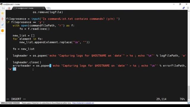 Python for System Administration - Log capture script