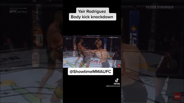 Yair Rodriguez’ stunning body kick on Jeremy Stephens #UFC #kickboxing